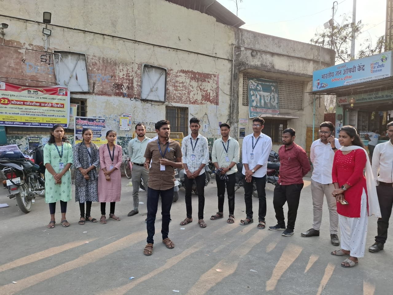 Rural mental health awareness session held in a Maharashtra village